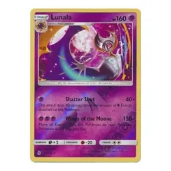Lunala 61/145 Reverse Holo Guardians Rising Pokemon Card NM - Image 1