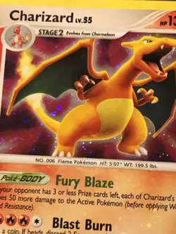 Near MINT Charizard 2007 Secret Wonders 3/132 Holographic Pokemon Card - Image 5