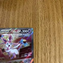 Sylveon V HP200 Rapid Strike 184/203 Collectible Pokemon Card - Image 3