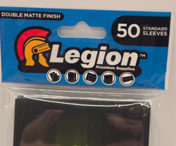 Legion 50 Double Matte Deck Card Protector Sleeves Black F White B Magic Pokemon - Image 2