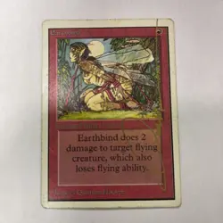 Earthbind Unlimited Edition MTG Card Signed by artist Quinton Hoover - Image 1