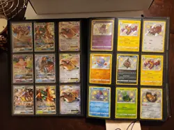 FULL 360 Card Binder Pokemon M/NM Vmax EX XY GX Shining Full Art IR Evolutions V - Image 1