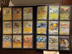 FULL 360 Card Binder Pokemon M/NM Vmax EX XY GX Shining Full Art IR Evolutions V - Image 5