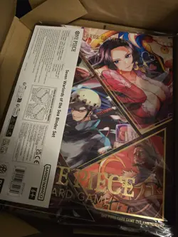 ONE PIECE CARD GAME Seven Warlords Of The Sea Binder Set With CardS Set - Image 1