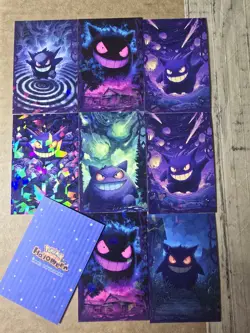 POKEMON HALLOWEEN CARD * GENGAR * HOLO - 9 CARD LOT *Cracked Ice Holo* - Image 4