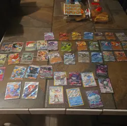 Pokemon TCG Mixed Card Lot of 46 Full Arts, Illustration Rares & More - Image 1