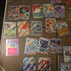 Pokemon TCG Mixed Card Lot of 46 Full Arts, Illustration Rares & More - Image 2