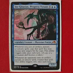 Jin-Gitaxias, Progress Tyrant Kamigawa Neon Dynasty MTG NM - Image 1