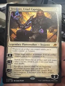 MTG Tezzeret, Cruel Captain - EOE Mythic NM - Image 1
