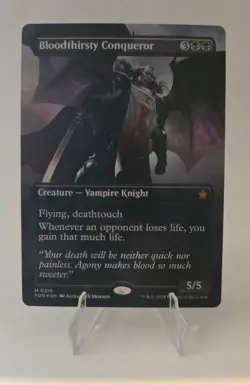 Bloodthirsty Conqueror (Borderless) Foundations Foil - Image 1