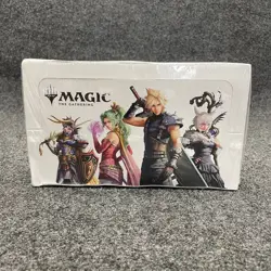 MTG Final Fantasy Play Booster Box, Sealed, Dented AS-IS No Returns - Image 1