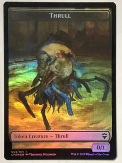 MTG TCG - Thrull/Treasure 005/014 Commander Masters Token - NM - Image 1