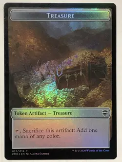 MTG TCG - Thrull/Treasure 005/014 Commander Masters Token - NM - Image 2
