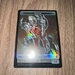 Thruil / Golem Double-Sided Token Commander Legends Foil NM - Image 1