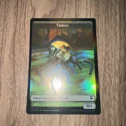 Thruil / Golem Double-Sided Token Commander Legends Foil NM - Image 2