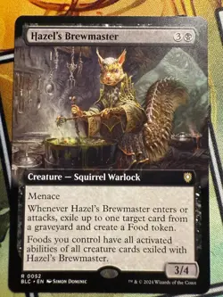 Hazel's Brewmaster, Extended Art!!: Bloomburrow Commander, (Non-Foil), #0052 - Image 1