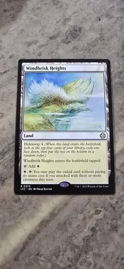 Windbrisk Heights Commander: the Lost Caverns of Ixalan Regular Land Rare MTG - Image 1