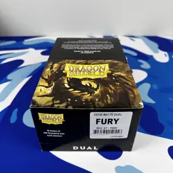 Dual Matte Fury Case Display Dragon Shield Standard Size Sleeves - 10 Packs - Image 2