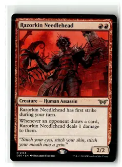 MTG Duskmourn R Razorkin Needlehead #0153 - Image 3