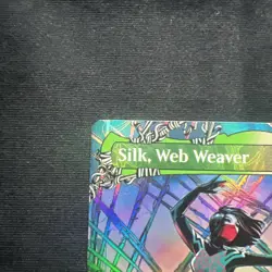0215 Silk, Web Weaver - Spider-Man - Rare - Borderless - FOIL - MTG - Image 2