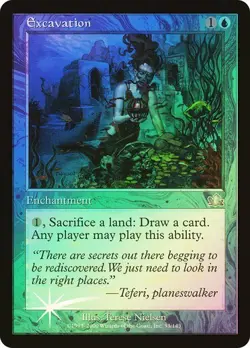 Prophecy MTG Foil Excavation Magic - Image 1