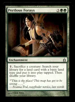 MTG Perilous Forays LP Light Play Ravnica: City of Guilds [2931] - Image 1