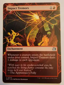 Impact Tremors #44 WOT Extended Art NM+ - Image 1