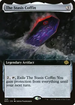 The Stasis Coffin Extended Art Regular - The Brothers' War MTG-NM - Image 1