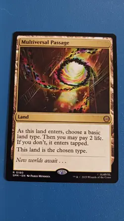 MTG Spiderman R 0180 Land Multiversal Passage - Image 1