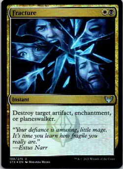Fracture U Foil Strixhaven: School of Mages 188 LP - Image 1