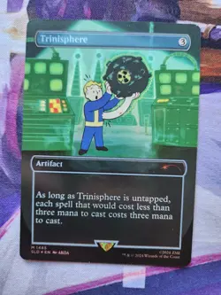 MTG Secret Lair - Fallout - Trinisphere FOIL NM - Image 1