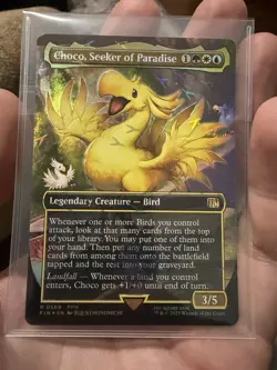 Choco, Seeker of Paradise (Borderless) (Chocobo Track Foil) Final Fantasy Foil - Image 1