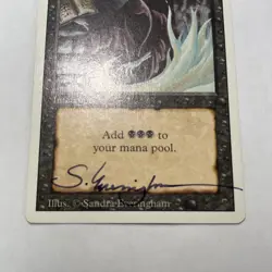 Mtg Revised Dark Ritual Signed Sandra Everingham - Image 3