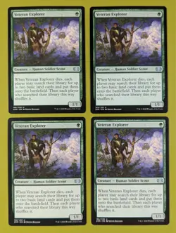 Veteran Explorer x4 Double Masters 4x Playset Magic the Gathering MTG - Image 1