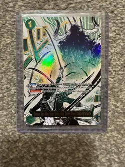 One Piece Card Game CCG TCG Demon Aura Dead Man's Game OP12-037 Alt Art English - Image 1