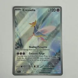 Pokemon TCG Cresselia 071/064 Shrouded Fable Illustration Rare Card Near Mint - Image 1