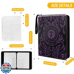 sabermaster MTG element Card Binder Fits 900 Cards Card Collector Album Holde - Image 2