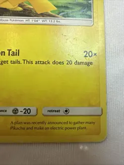 Pikachu 28/73 HP Shining Legends English Pokemon Card TCG - Image 5