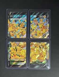 Pokemon Card Japanese Pikachu V-UNION RRR 025-028/028 S8a 25th Anniversary NM - Image 1