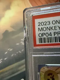 Monkey D. Luffy Winner P-036 OP04 Pre-Release Promo One Piece Card PSA 10 - Image 2