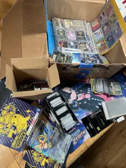 Entire Pokemon Card Collection Box 2x Binders Full Arts SEALED ETB Graded Slabs - Image 4