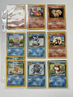 16 Base Set 2 Vintage WOTC Common Pokemon Cards Mixed Type All Great Condition - Image 1