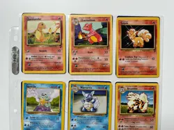 16 Base Set 2 Vintage WOTC Common Pokemon Cards Mixed Type All Great Condition - Image 3