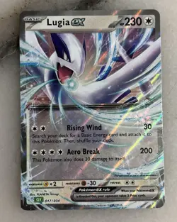 Pokemon TCG Lugia EX 017/034 Trading Card Game Classic Holo NM - Image 1