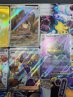 Pokemon TCG Scarlet Violet Base Set Lot Of 9 Hyper Rare IR SIR Full Art Cards - Image 4