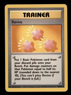 4x Pokemon Card WOTC Revive Base Set 89/102 MODERATELY PLAYED Non-Holo Common!!! - Image 1