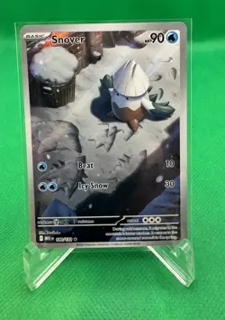 Snover 140/132 Mega Evolution IR Full Art Secret Rare Pokemon Card Near Mint - Image 1