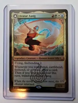 MTG Avatar Aang #0207 FOIL (Aang, Master of Elements) Mythic Rare TLA - Image 1
