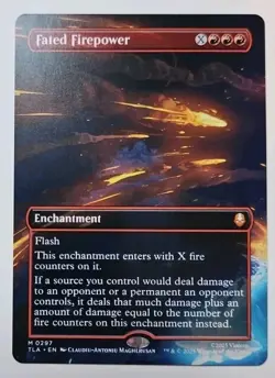 MTG Fated Firepower #0297 Borderless Mythic Rare Enchantment Avatar TLA - Image 2