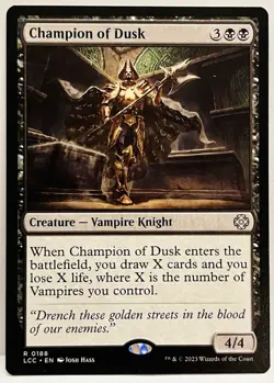 Champion of Dusk #188-MTG-Commander: The Lost Caverns of Ixalan-Regular-NM - Image 1